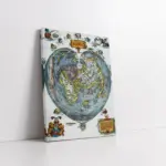 Eski Dünya Haritası | Kanvas Tablo | Cam Tablo | Mdf Tablo | A12059