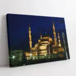 Sultanahmed Camii Gece | Kanvas Tablo | Cam Tablo | Mdf Tablo | A16008