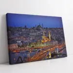 Gün Batımı Galatadan Eminönü | Kanvas Tablo | Cam Tablo | Mdf Tablo | A16010