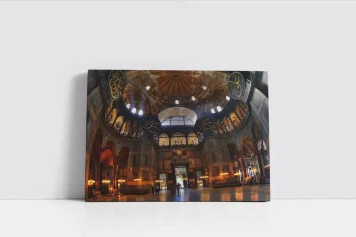 Ayasofya İç Mekan Çekimi | Kanvas Tablo | Cam Tablo | Mdf Tablo | A16011 - Görsel 2