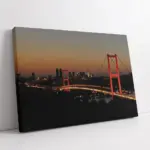 Boğaz Köprüsü Gece Çekimi | Kanvas Tablo | Cam Tablo | Mdf Tablo | A16013