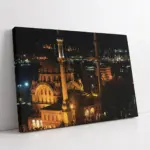 Dolmabahçe Camii Gece | Kanvas Tablo | Cam Tablo | Mdf Tablo | A16023