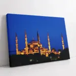 Sultanahmed Camii Gece | Kanvas Tablo | Cam Tablo | Mdf Tablo | A16027