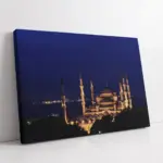 Sultanahmed Camii Gece | Kanvas Tablo | Cam Tablo | Mdf Tablo | A16031