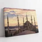 Sultanahmed Camii Gece | Kanvas Tablo | Cam Tablo | Mdf Tablo | A16033