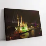 Ortaköy Camii Gece | Kanvas Tablo | Cam Tablo | Mdf Tablo | A16039