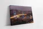 Gece Boğaziçi Köprüsü | Kanvas Tablo | Cam Tablo | Mdf Tablo | A16169