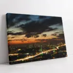 Gece Boğaziçi Köprüsü | Kanvas Tablo | Cam Tablo | Mdf Tablo | A16185