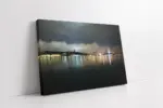 Gece Boğaziçi Köprüsü | Kanvas Tablo | Cam Tablo | Mdf Tablo | A16186