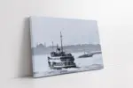Siyah Beyaz Vapur | Kanvas Tablo | Cam Tablo | Mdf Tablo | A16205