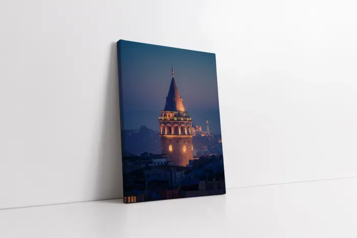 İstanbul Galata Kulesi | Kanvas Tablo | Cam Tablo | Mdf Tablo | A16213 - Görsel 1
