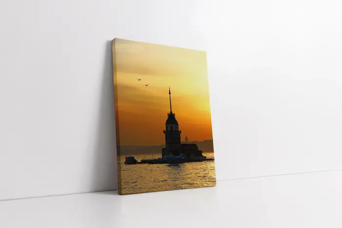 İstanbul Kız Kulesi | Kanvas Tablo | Cam Tablo | Mdf Tablo | A16239 - Görsel 1