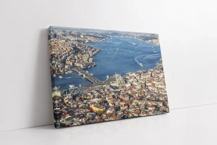 Kuş Bakışı İstanbul | Kanvas Tablo | Cam Tablo | Mdf Tablo | A16276 - Görsel 1
