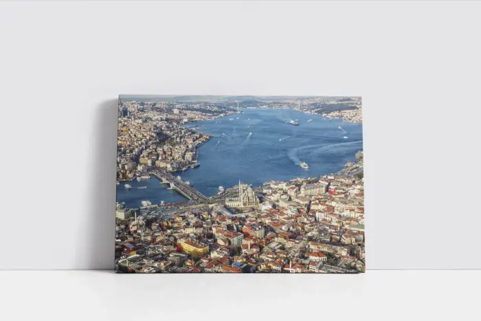 Kuş Bakışı İstanbul | Kanvas Tablo | Cam Tablo | Mdf Tablo | A16276 - Görsel 2