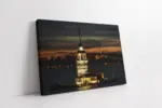 İstanbul Kız Kulesi | Kanvas Tablo | Cam Tablo | Mdf Tablo | A16288