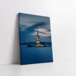 İstanbul Kız Kulesi | Kanvas Tablo | Cam Tablo | Mdf Tablo | A16325