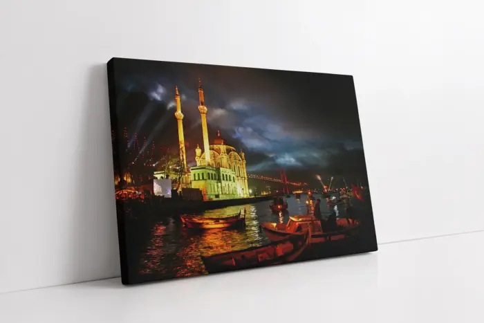 Ortaköy Cami İstanbul | Kanvas Tablo | Cam Tablo | Mdf Tablo | A16334 - Görsel 1