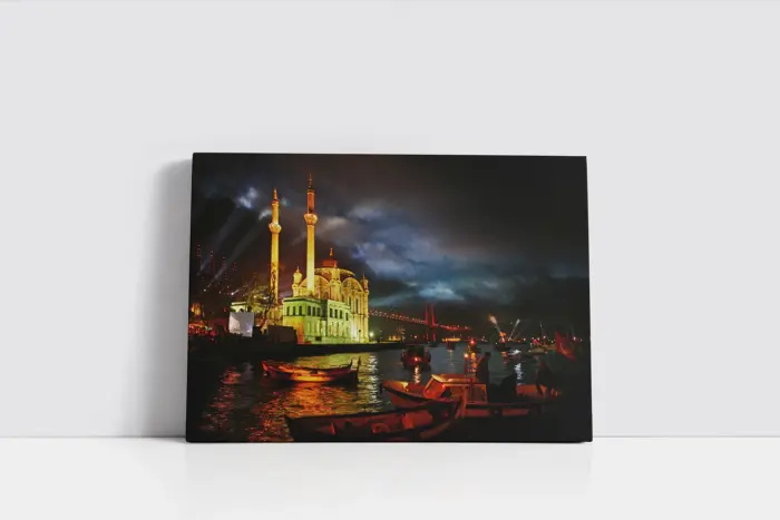 Ortaköy Cami İstanbul | Kanvas Tablo | Cam Tablo | Mdf Tablo | A16334 - Görsel 2