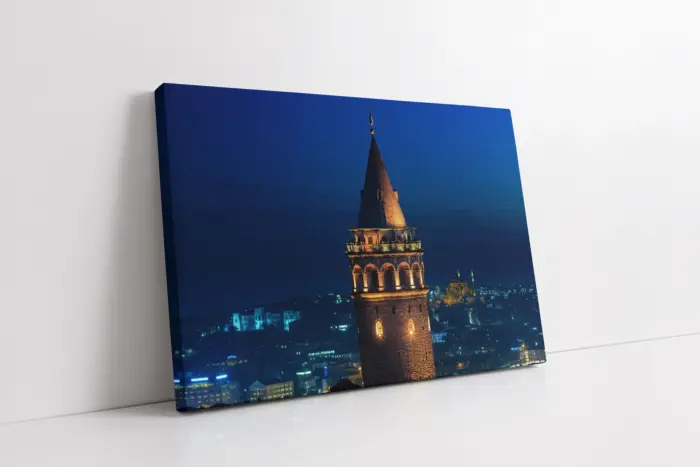 İstanbul Galata Kulesi | Kanvas Tablo | Cam Tablo | Mdf Tablo | A16377 - Görsel 1