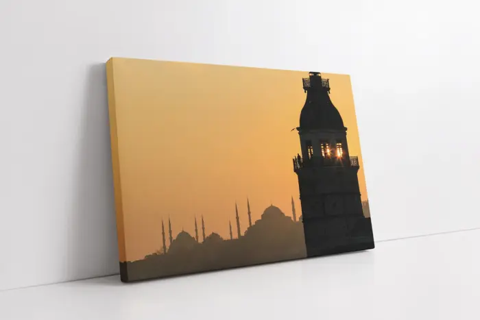 İstanbul Kız Kulesi | Kanvas Tablo | Cam Tablo | Mdf Tablo | A16395 - Görsel 1