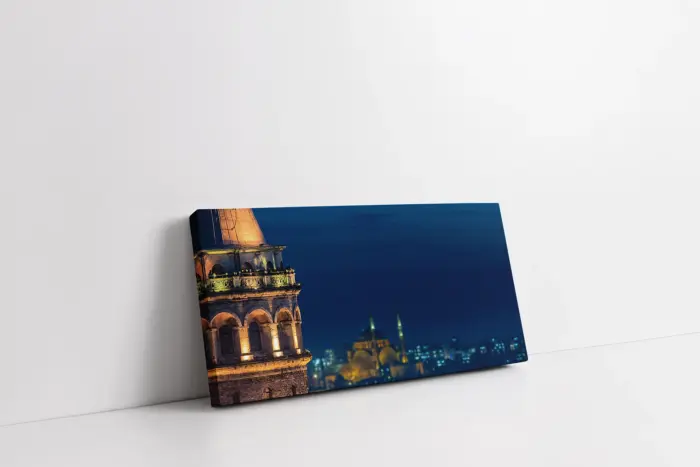İstanbul Galata Kulesi | Kanvas Tablo | Cam Tablo | Mdf Tablo | A16399 - Görsel 1