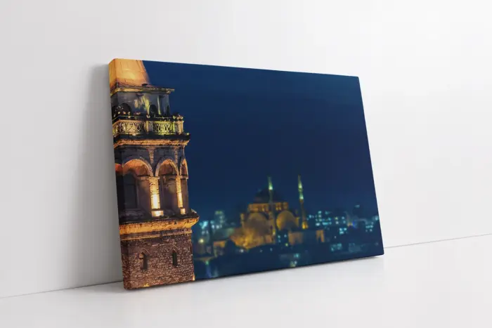 İstanbul Galata Kulesi | Kanvas Tablo | Cam Tablo | Mdf Tablo | A16400 - Görsel 1