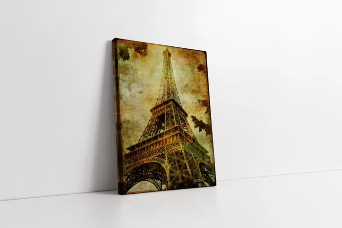 Paris Eyfel Kulesi | Kanvas Tablo | Cam Tablo | Mdf Tablo | A18012 - Görsel 1