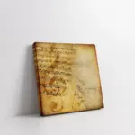 Musical Background | Kanvas Tablo | Cam Tablo | Mdf Tablo | A18016