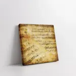 Nota Kolaj | Kanvas Tablo | Cam Tablo | Mdf Tablo | A18038