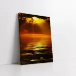 Gün Batımı Deniz | Kanvas Tablo | Cam Tablo | Mdf Tablo | A20003