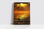 Gün Batımı Deniz | Kanvas Tablo | Cam Tablo | Mdf Tablo | A20003 - Görsel 2