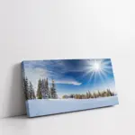 Karlı Manzara | Kanvas Tablo | Cam Tablo | Mdf Tablo | A20106