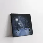 Karlar Altında Kalmış Ağaç | Kanvas Tablo | Cam Tablo | Mdf Tablo | A20115