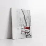 Karlar Altında Kalmış Park | Kanvas Tablo | Cam Tablo | Mdf Tablo | A20168