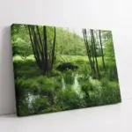 Sulak Ve Yeşil Doğa | Kanvas Tablo | Cam Tablo | Mdf Tablo | A20229