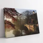 Küçükgölet Ve Köprü | Kanvas Tablo | Cam Tablo | Mdf Tablo | A20234