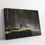 Gölet Ve İnsan | Kanvas Tablo | Cam Tablo | Mdf Tablo | A20247