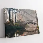 Geçit Ve Altından Akan Nehir | Kanvas Tablo | Cam Tablo | Mdf Tablo | A20365