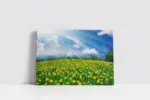 Yemyeşil Ayçiçek Tarlası | Kanvas Tablo | Cam Tablo | Mdf Tablo | A20431 - Görsel 2