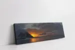 Gün Batımı Ve Deniz | Kanvas Tablo | Cam Tablo | Mdf Tablo | A20497