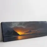 Gün Batımı Ve Deniz | Kanvas Tablo | Cam Tablo | Mdf Tablo | A20497
