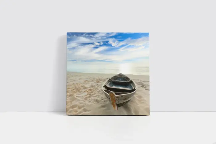 Sandal Ve Kumsal | Kanvas Tablo | Cam Tablo | Mdf Tablo | A20535 - Görsel 2
