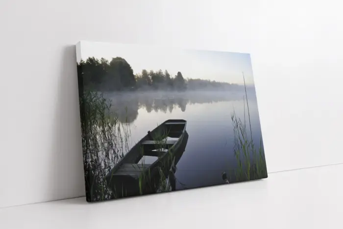 Deniz Ve Sandal | Kanvas Tablo | Cam Tablo | Mdf Tablo | A20580 - Görsel 1
