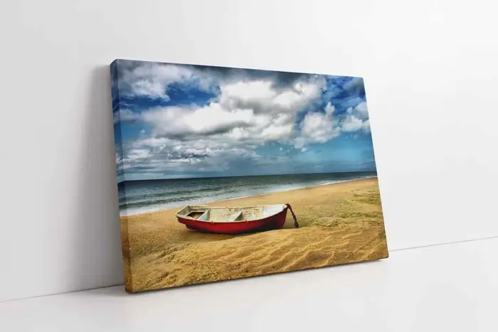 Kumsal Ve Sandal | Kanvas Tablo | Cam Tablo | Mdf Tablo | A20622 - Görsel 1