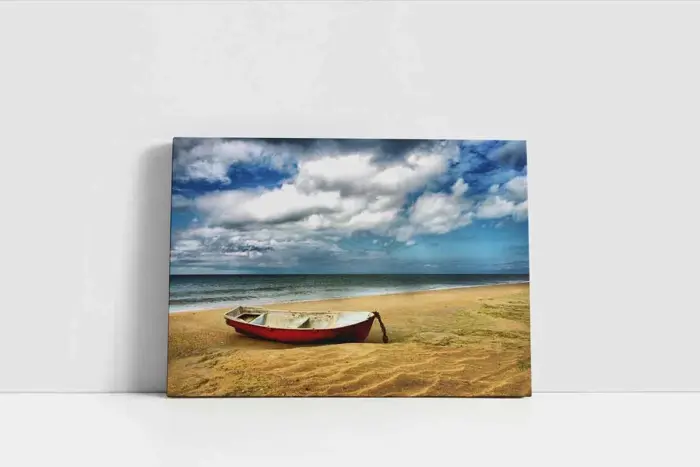 Kumsal Ve Sandal | Kanvas Tablo | Cam Tablo | Mdf Tablo | A20622 - Görsel 2