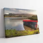 Kırmızı Renkli Sandal | Kanvas Tablo | Cam Tablo | Mdf Tablo | A20631