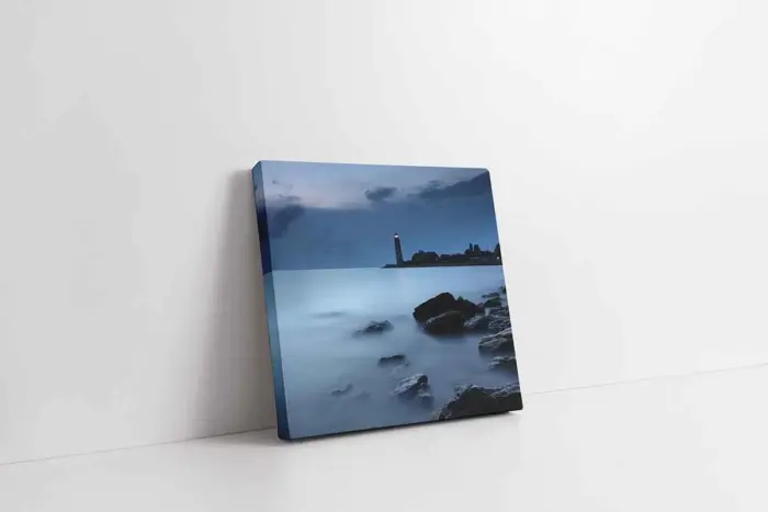 Gece Deniz Feneri | Kanvas Tablo | Cam Tablo | Mdf Tablo | A20633 - Görsel 1