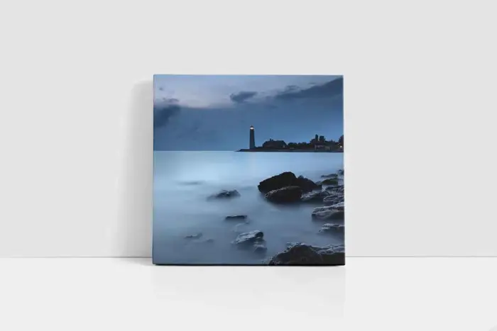 Gece Deniz Feneri | Kanvas Tablo | Cam Tablo | Mdf Tablo | A20633 - Görsel 2