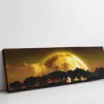 Fantastik Ay Manzarası | Kanvas Tablo | Cam Tablo | Mdf Tablo | A20681