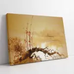 Kütüğün Suya İzdüşümü | Kanvas Tablo | Cam Tablo | Mdf Tablo | A20884